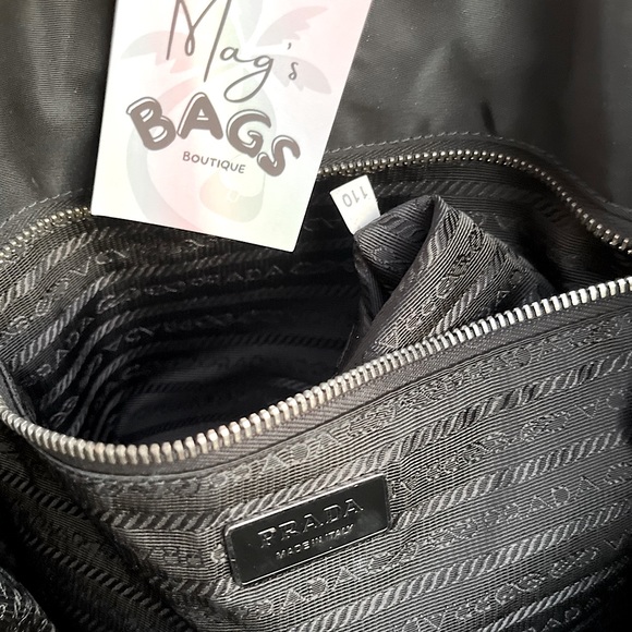 Prada: Runway Beaded Tessuto Models on Runway Limited Edition Nylon Tote Bag - Picture 15 of 17